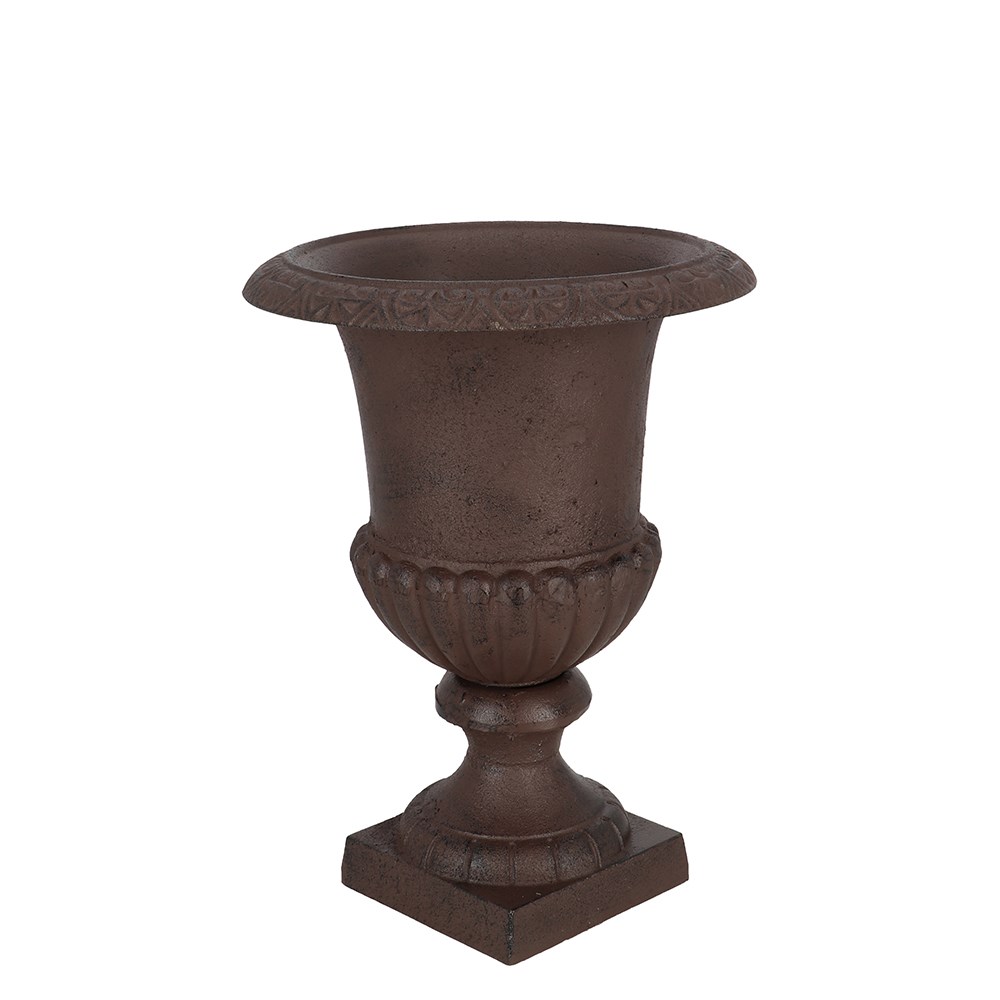 Cast iron urn planter