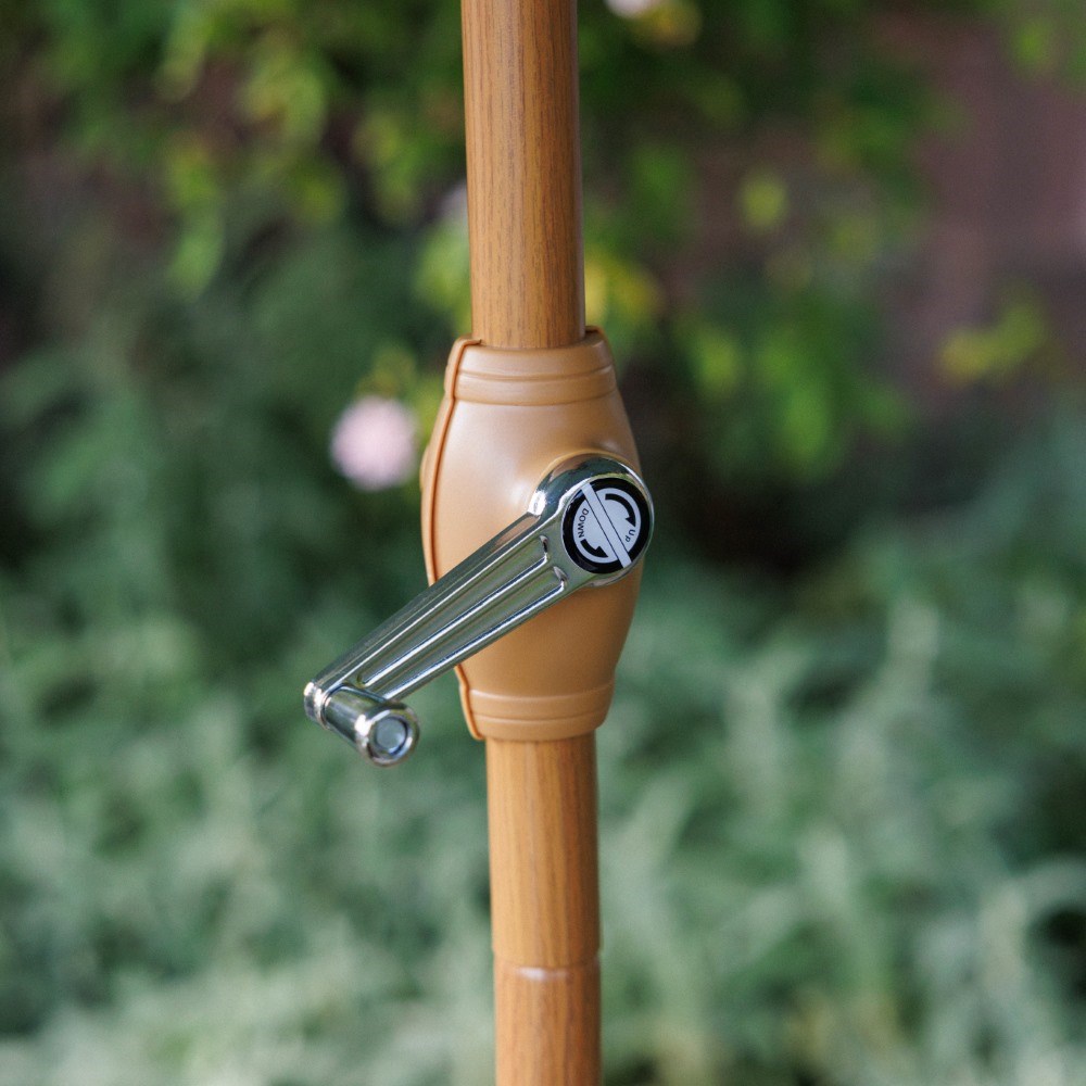 Scalloped edge parasol - sage