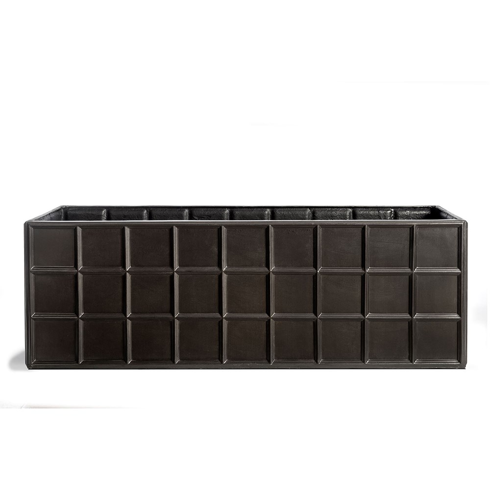 Lightweight lead effect trough planter