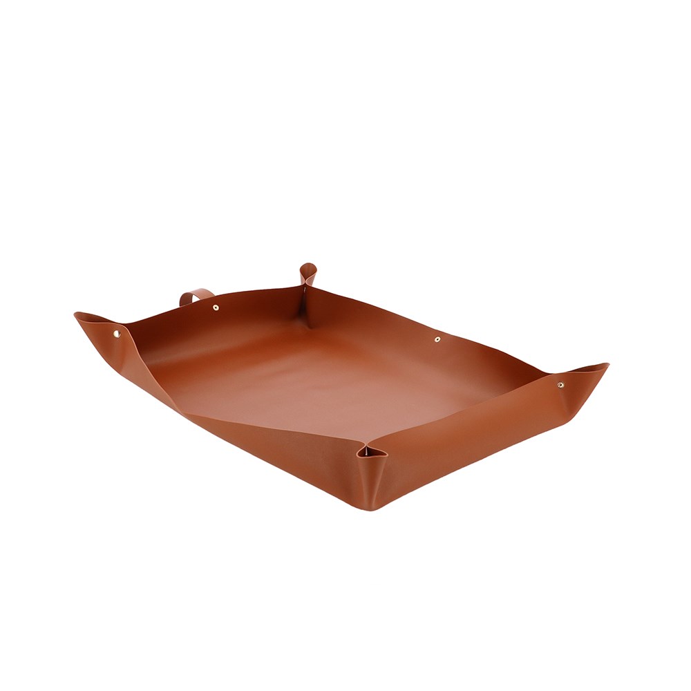 Vegan leather potting mat