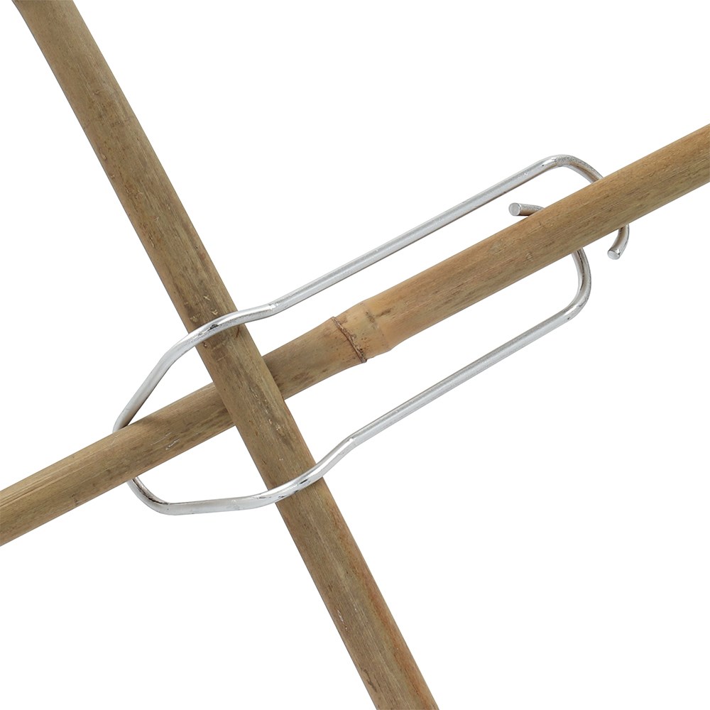 Bamboo wire clips for plant support construction - set of 10