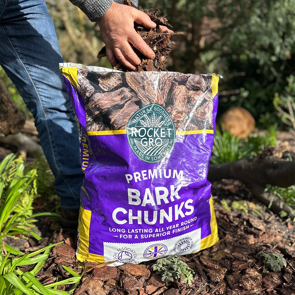 RocketGro premium bark chunks