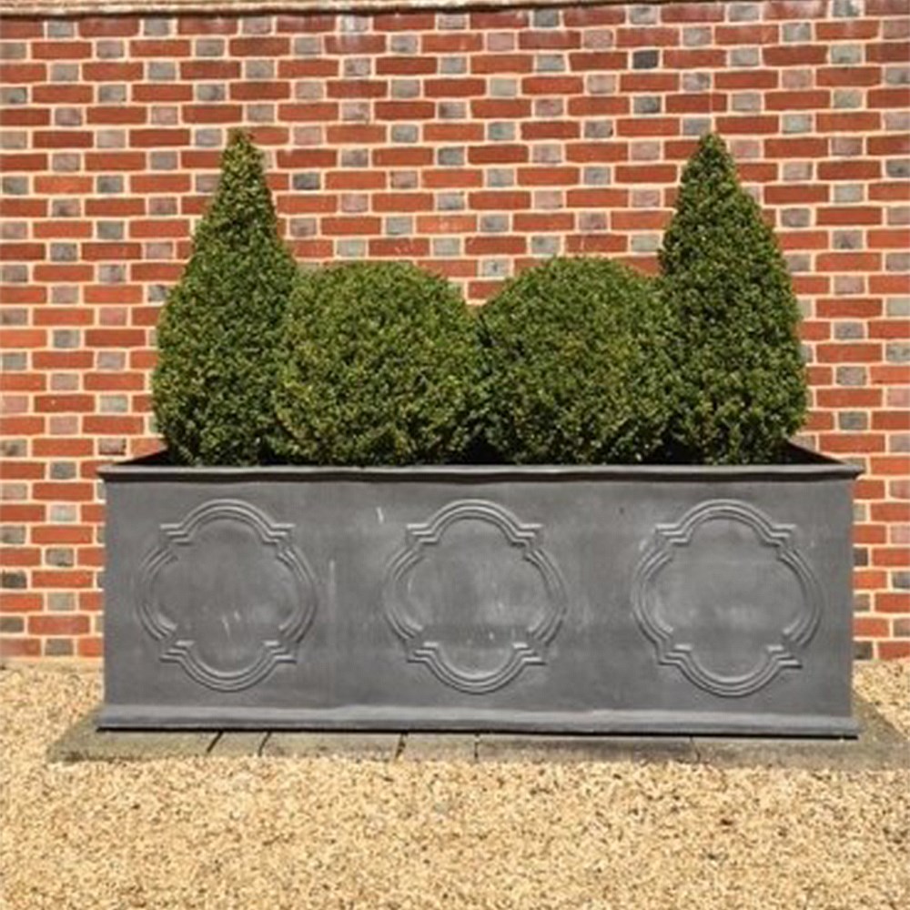 Lightweight ornate lead effect trough dip tank