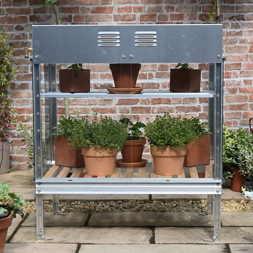 Compact growhouse - aluminium 