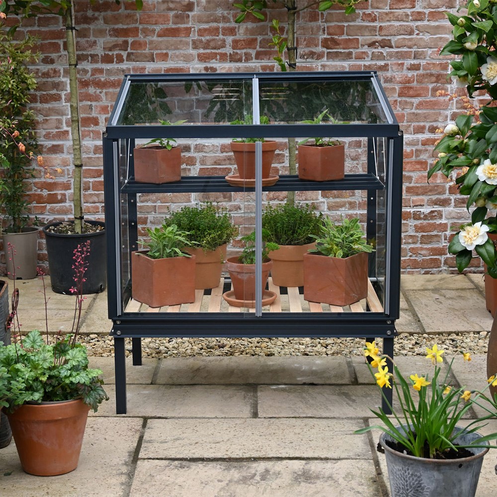 Compact growhouse - anthracite