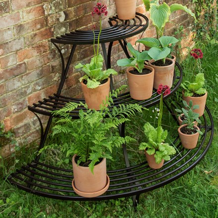 Terrace etagere - three tier