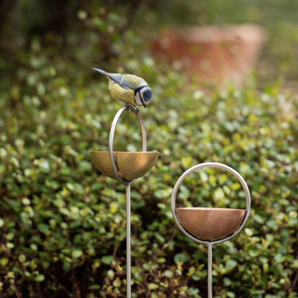 Ring bowl stake - brushed copper