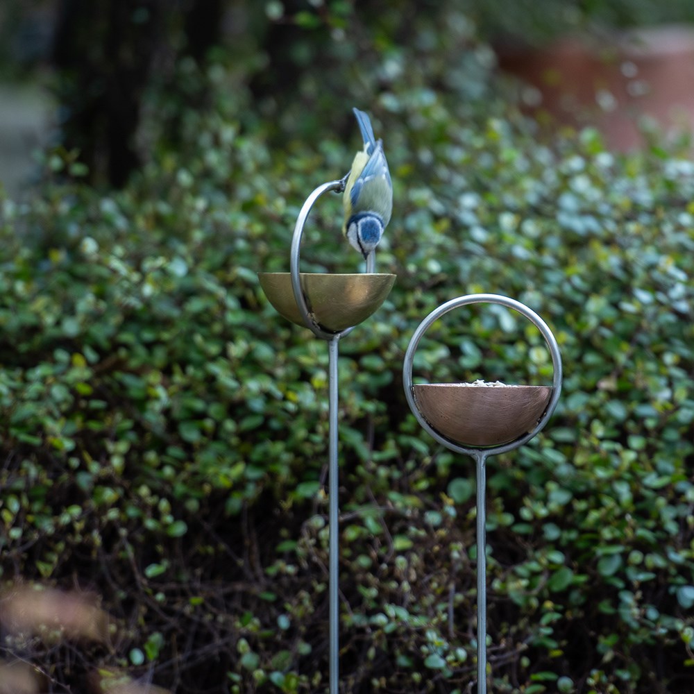 Ring bowl stake - brushed copper