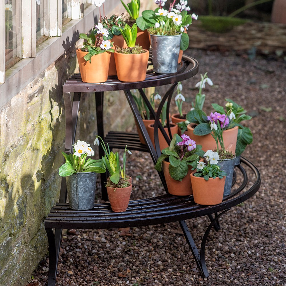 Terrace etagere - two tier