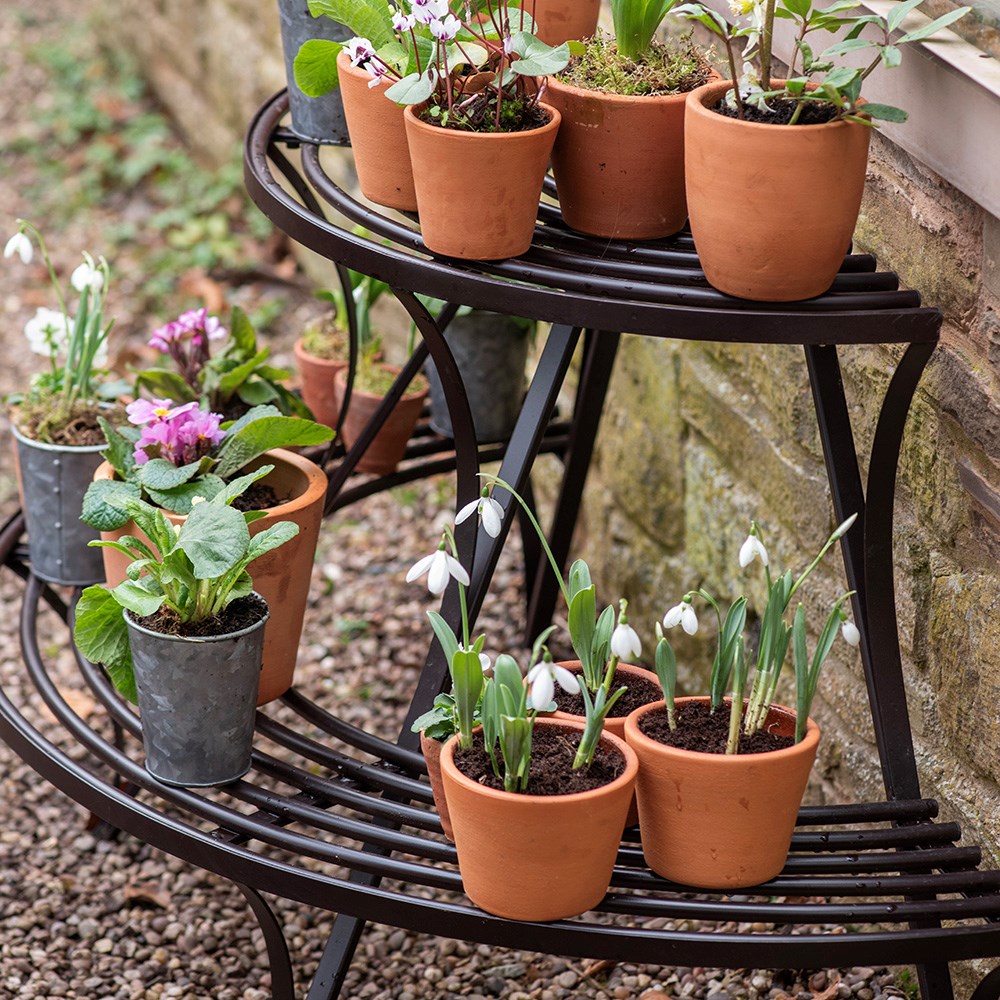 Terrace etagere - two tier
