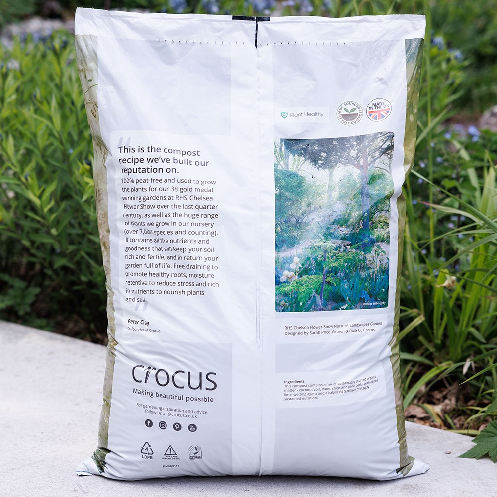 Crocus peat-free all-purpose compost