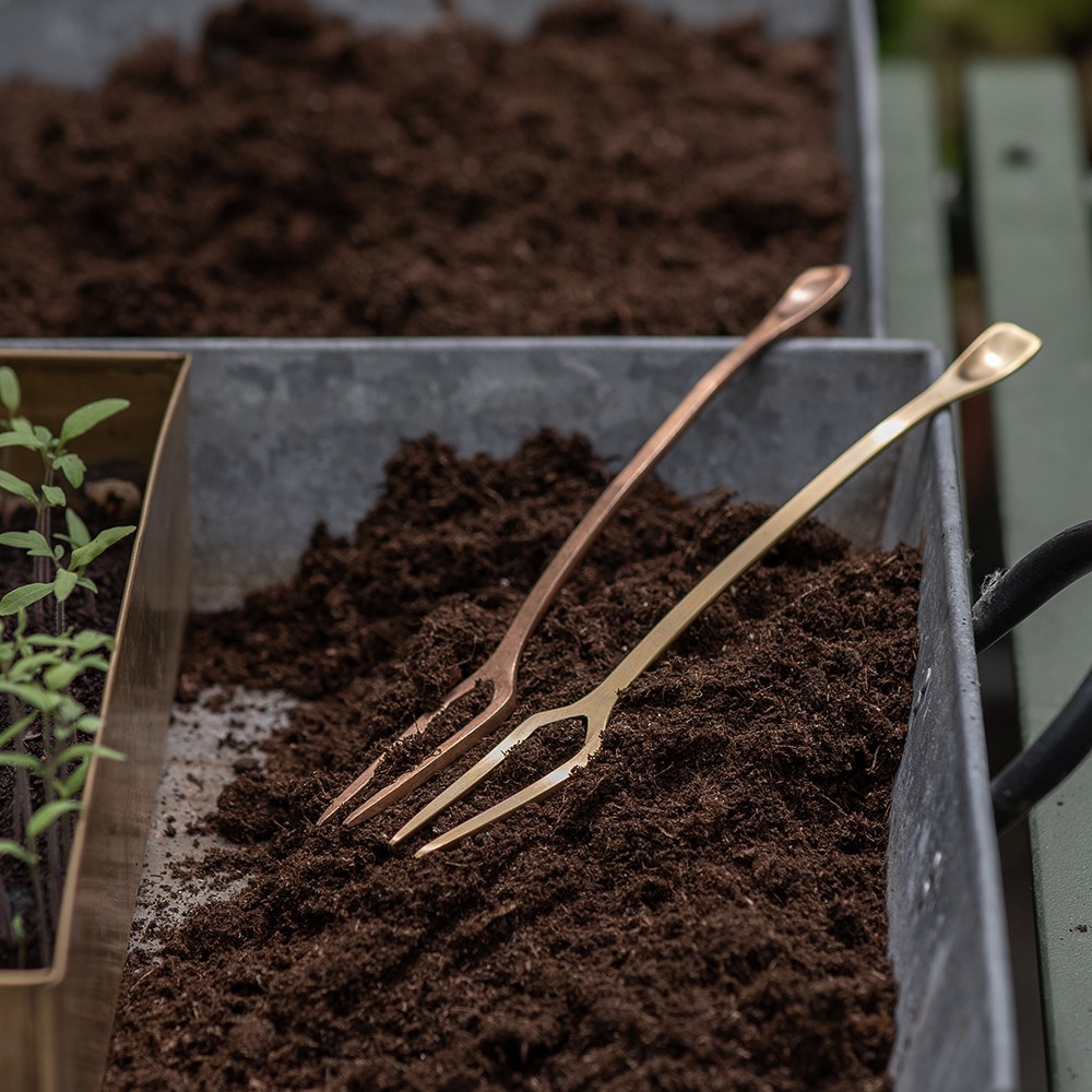 Seedling pricker - copper