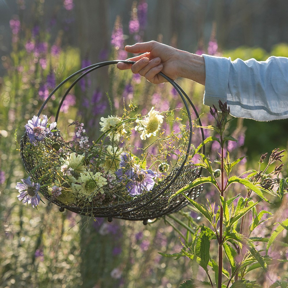 Sweet pea trug