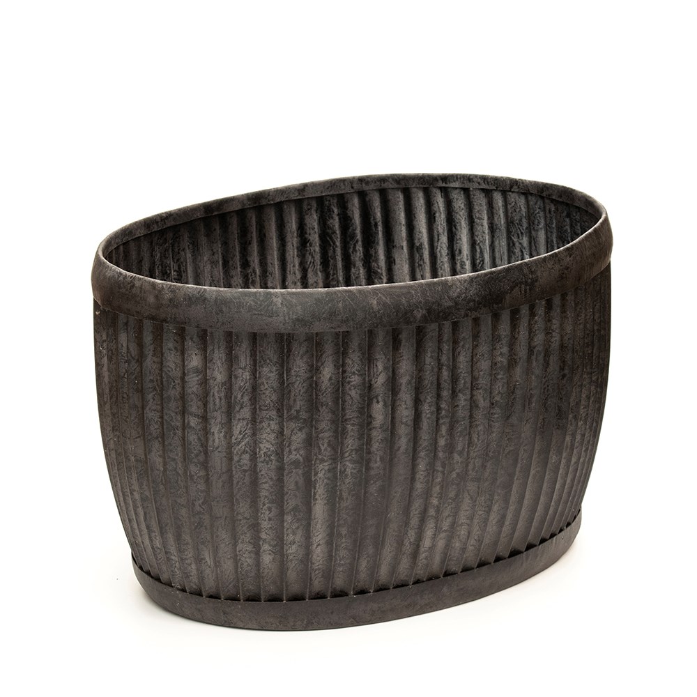 Oval dolly tub - ash grey