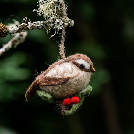 Felt chubby bird