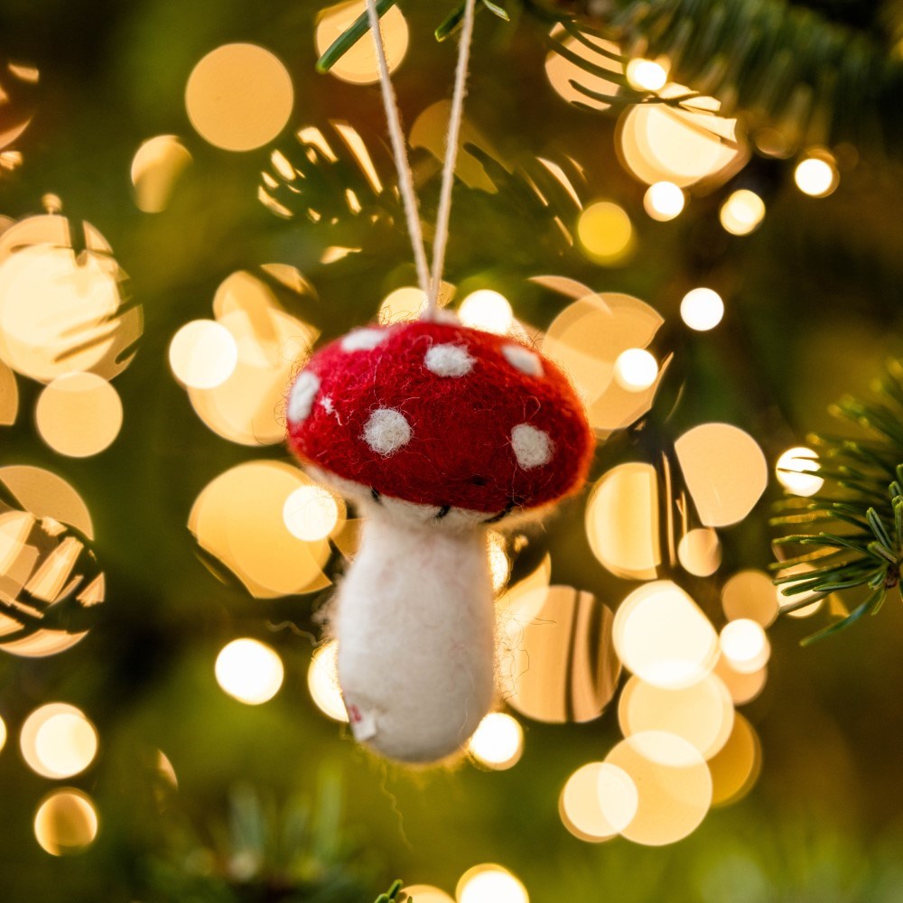Felt toadstool mushroom