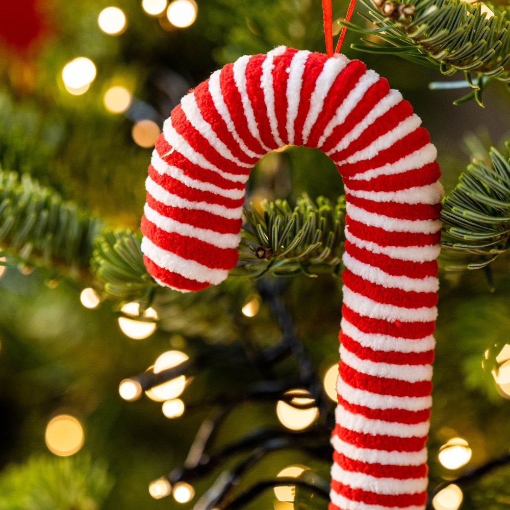 Two large candy canes