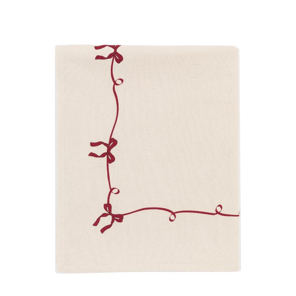 Bow design table cloth