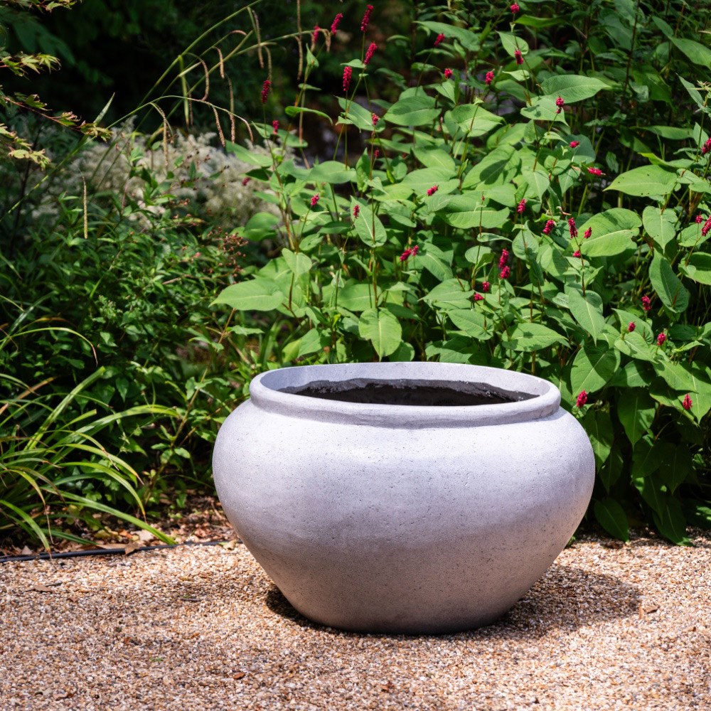 Vase planter - light grey