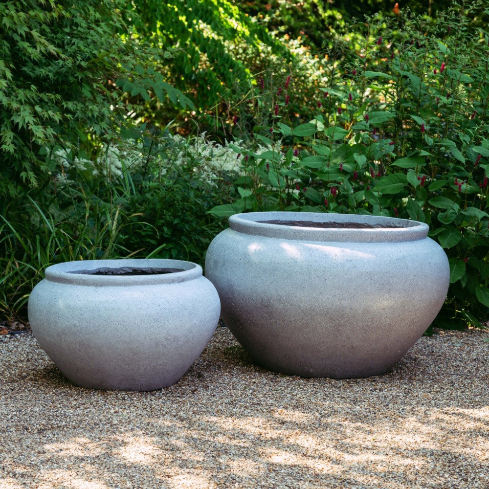 Vase planter - light grey