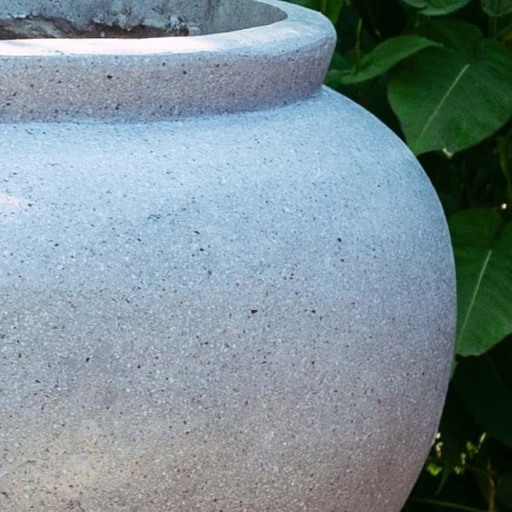 Vase planter - light grey