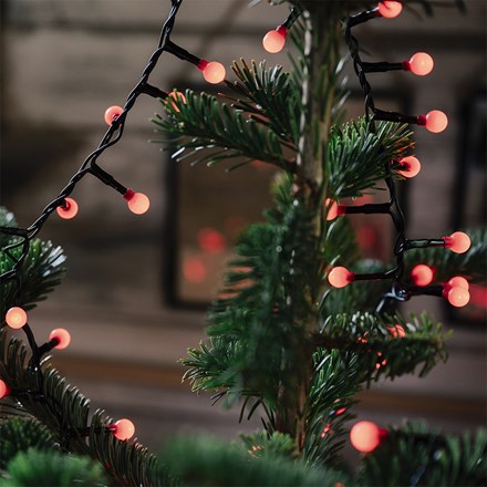 Red LED cherry tree lights