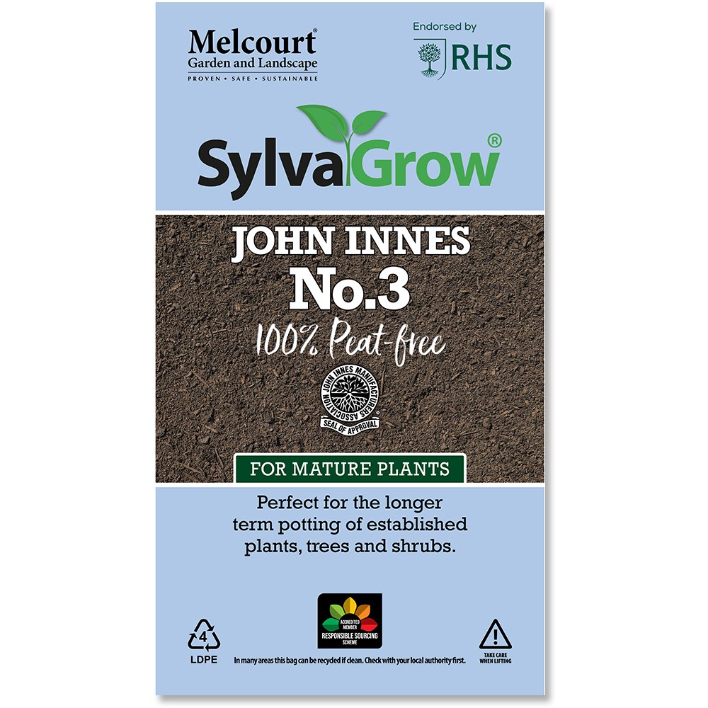 Melcourt RHS Sylvagrow John Innes no.3 peat-free compost