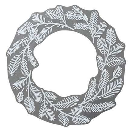 Wreath design window sticker