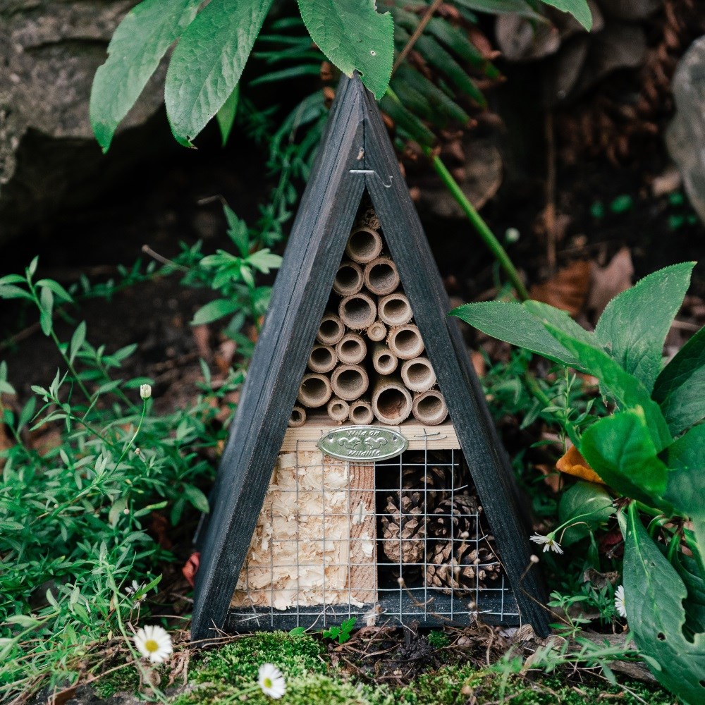 Insect hotel - dark grey