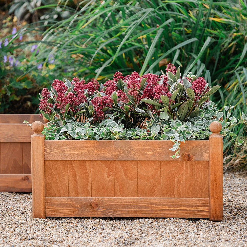 Classic wooden trough - beech