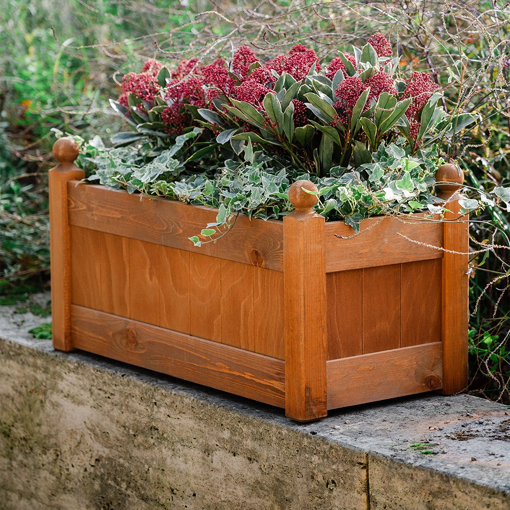 Classic wooden trough - beech