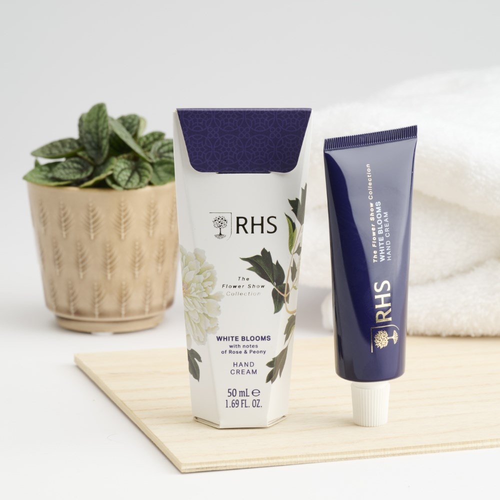 RHS White blooms hand cream