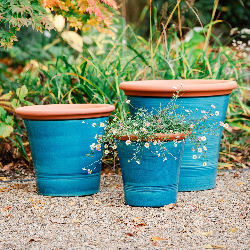 Kitchen planter - turquoise