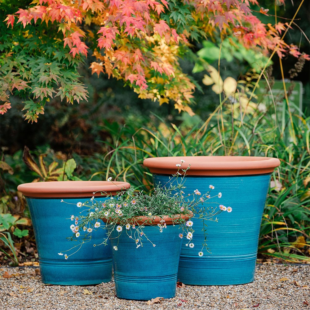 Kitchen planter - turquoise
