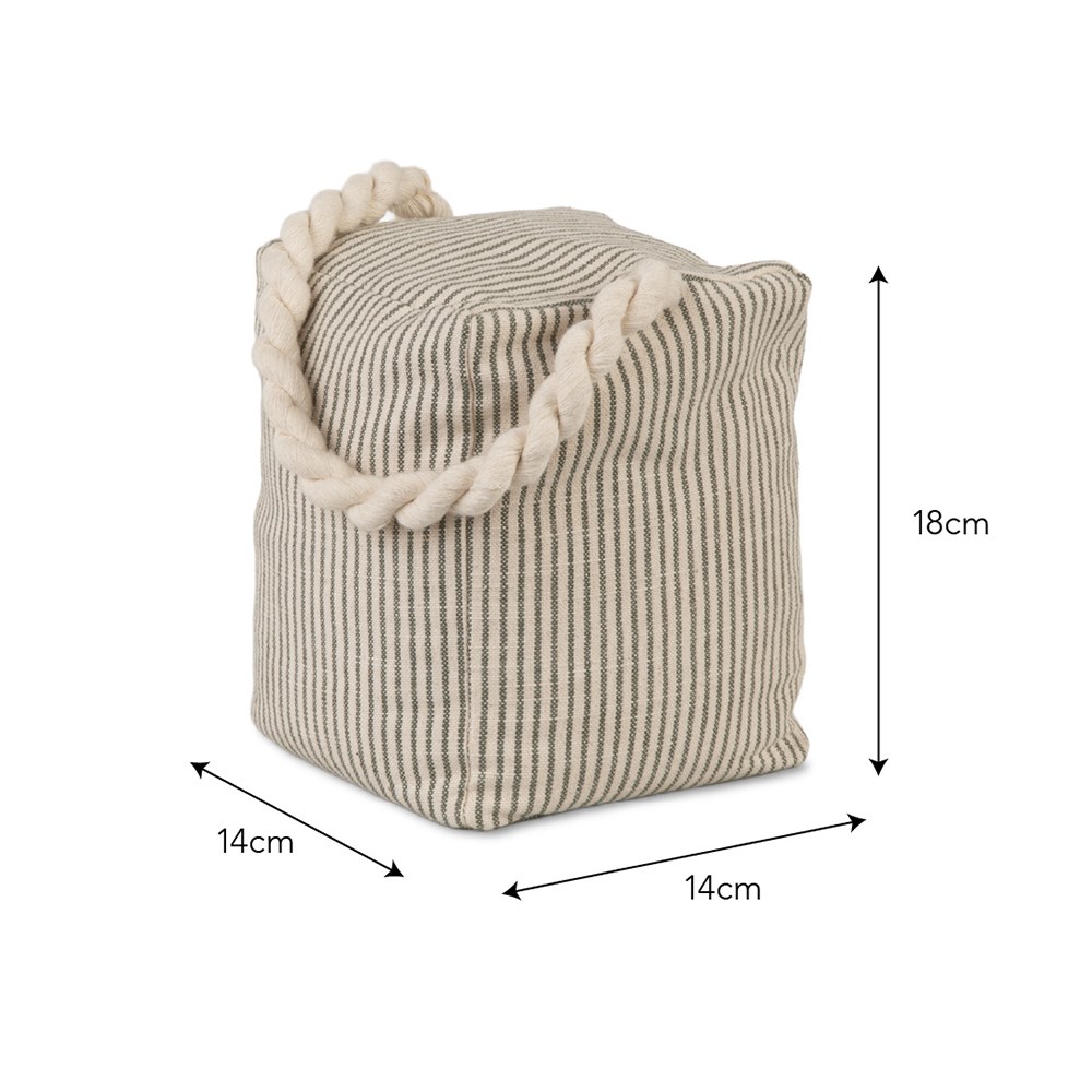 Green stripe door stop