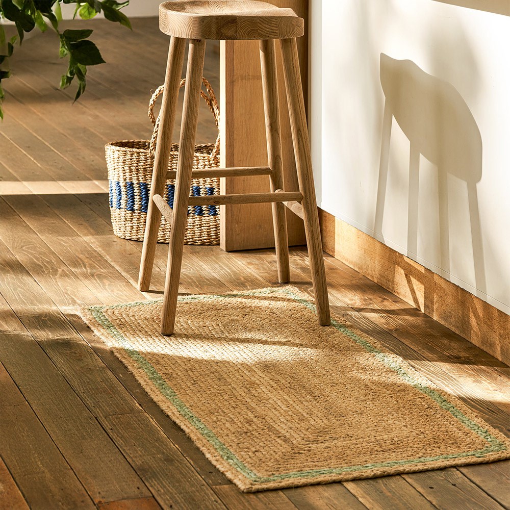 Natural jute double doormat