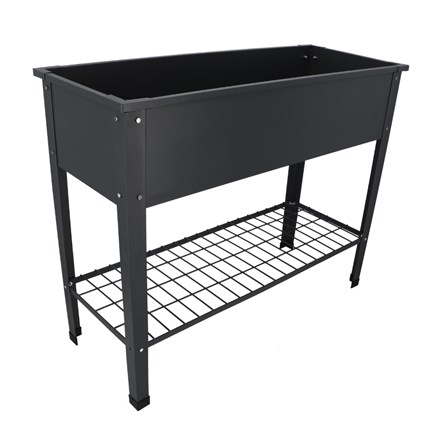 Graphite metal raised bed