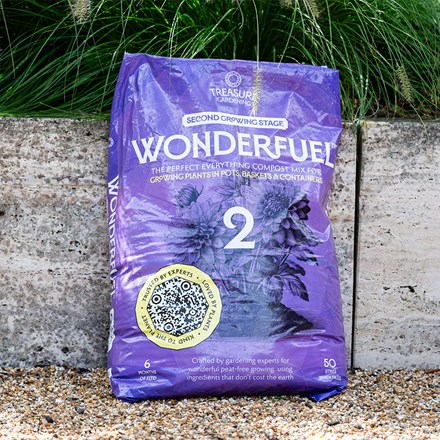 Wonderfuel peat-free pots, baskets and container compost