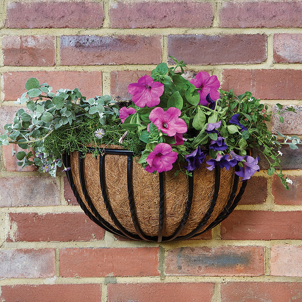 Forge wall basket