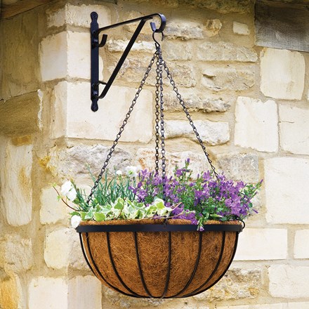 Forge hanging basket
