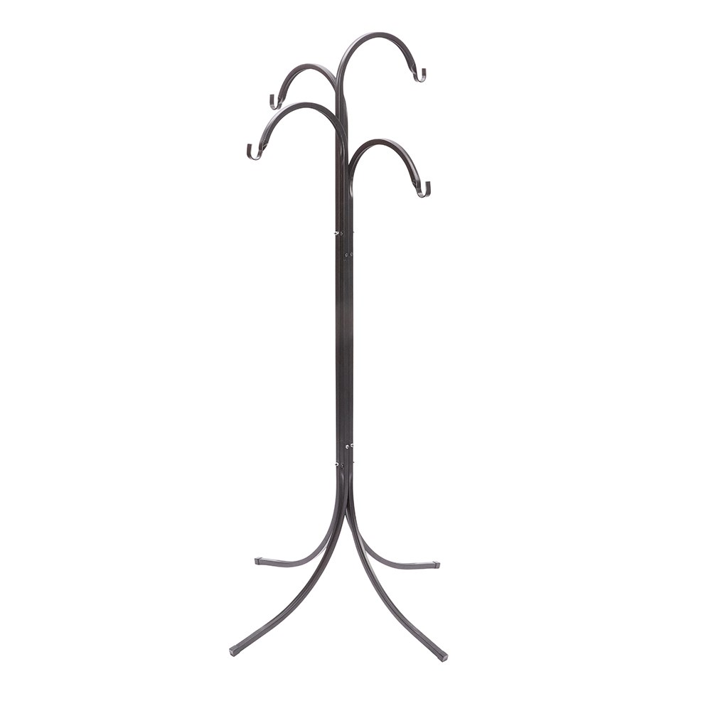 Four way garden hanger for bird feeders & hanging baskets