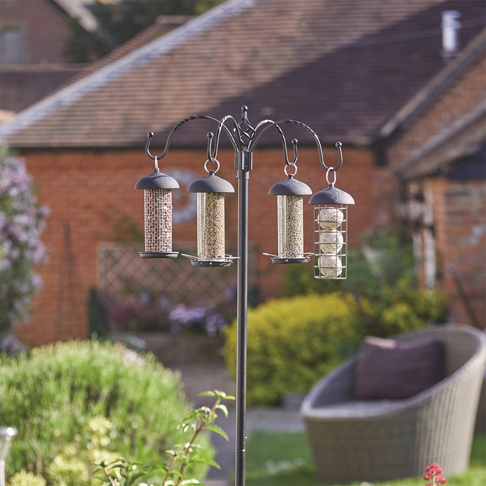 Complete quartet simple bird feeder