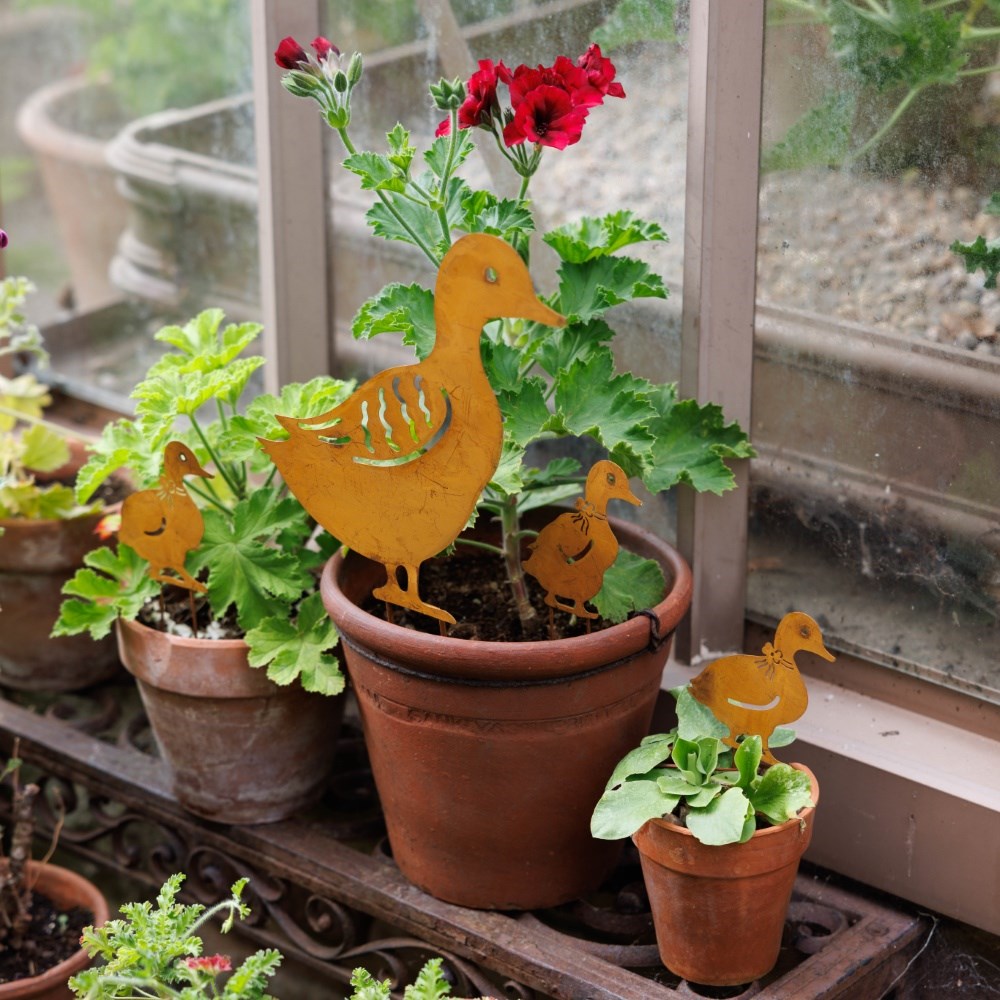 Duck and duckling stakes