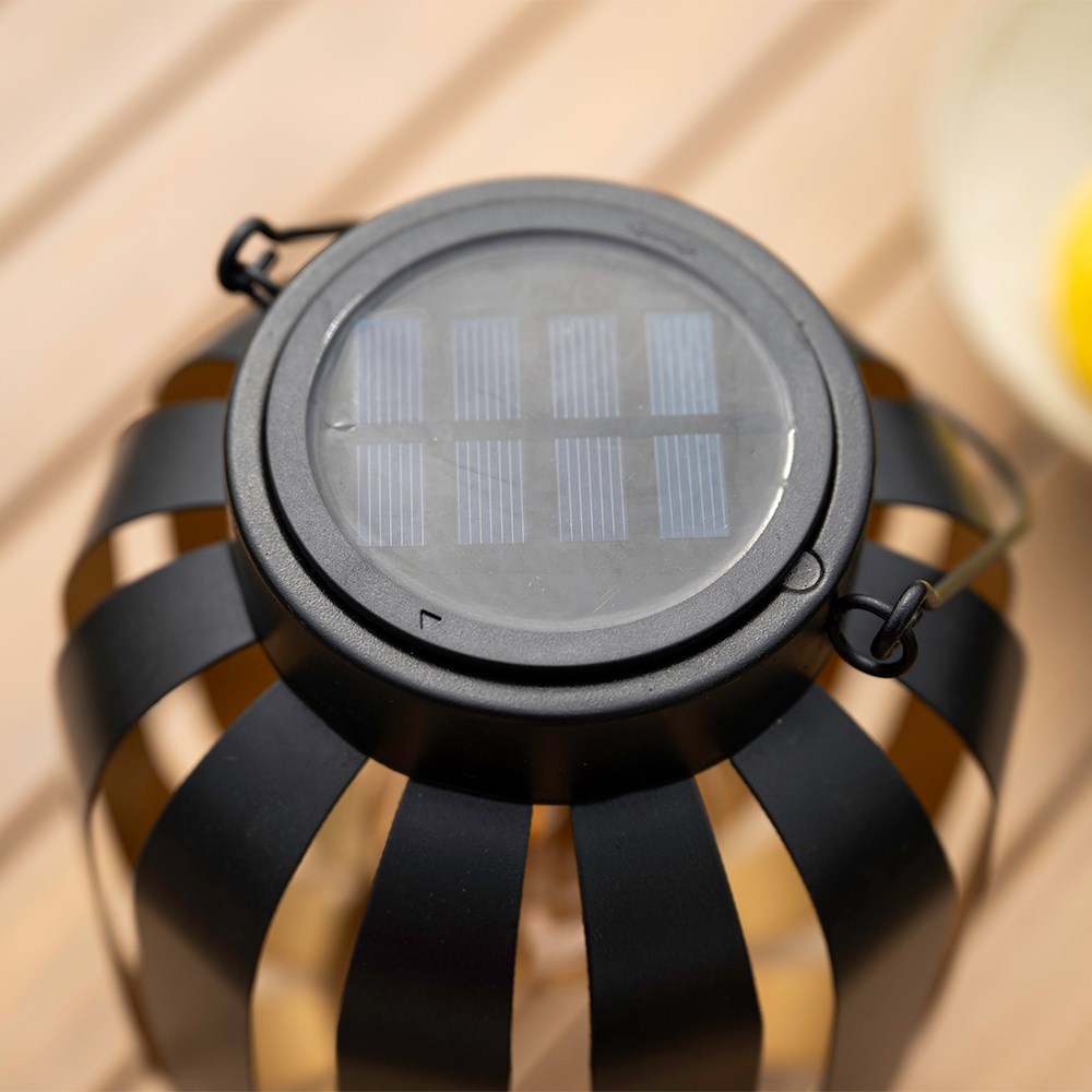 Solar lantern - black