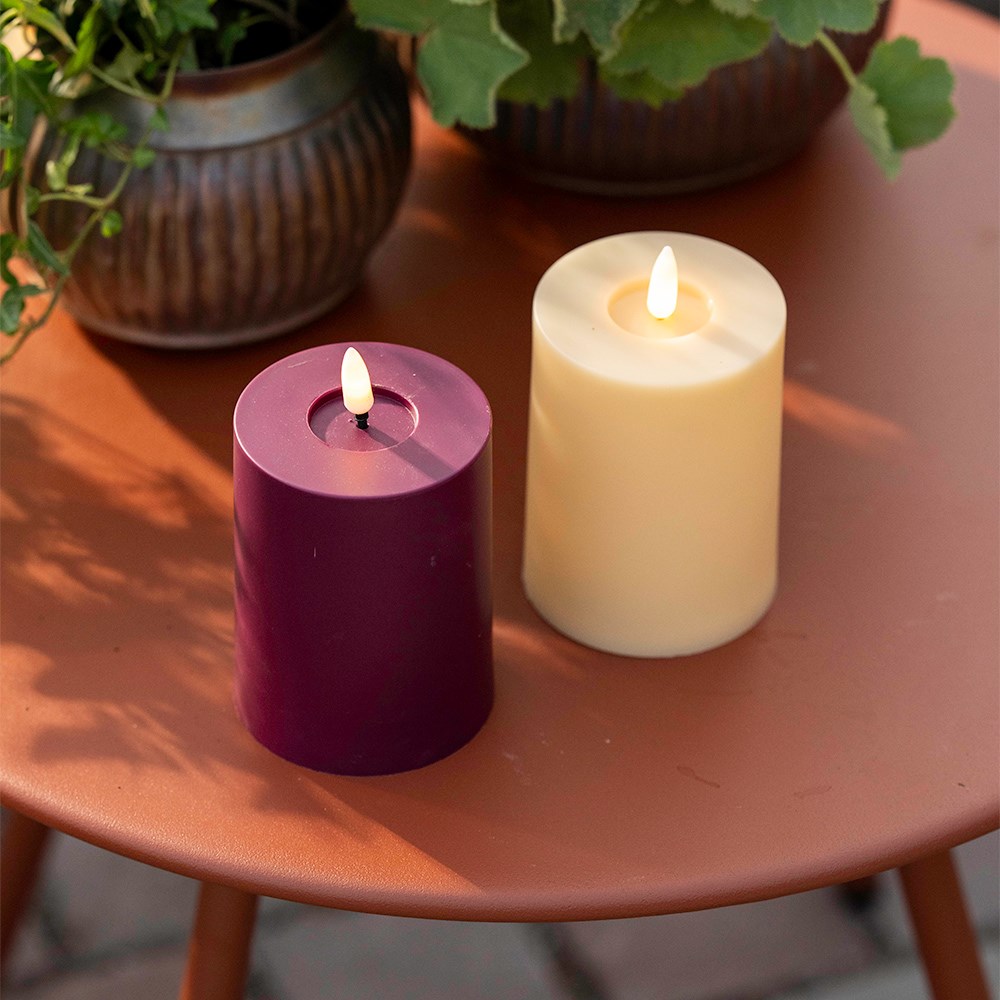 LED candle - cream