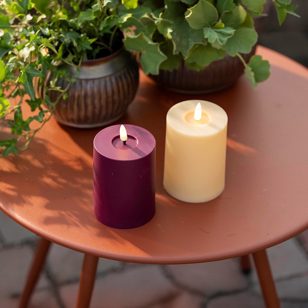 LED candle - cream