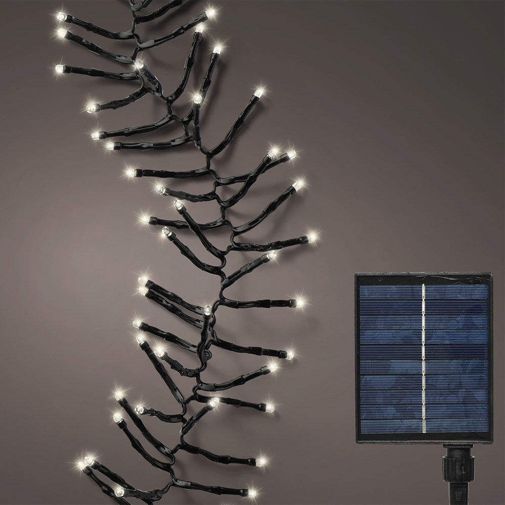 Solar cluster string lights 10.5m