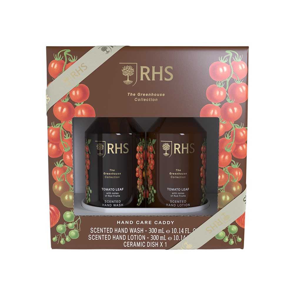 RHS Greenhouse hand care caddy gift set