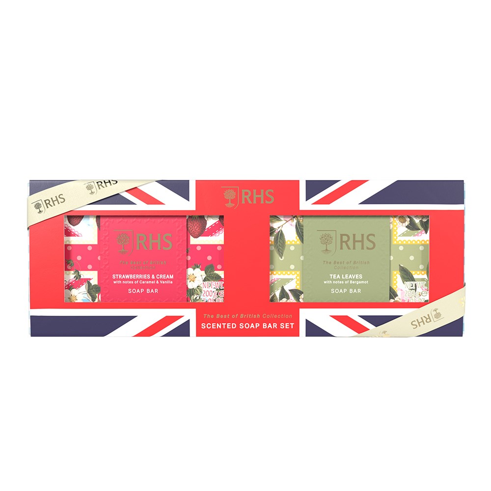 RHS Best of British hand soap gift set