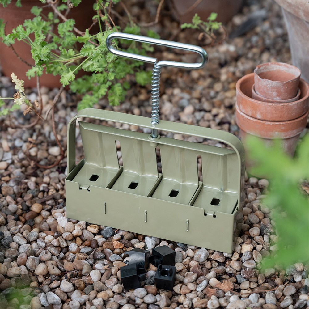 Soil blocker hand tool mini 4 - seedlings & cuttings